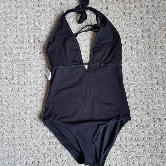 Laundry Embroidered Plunging Chest Bathing Suit - Picture 5 of 8